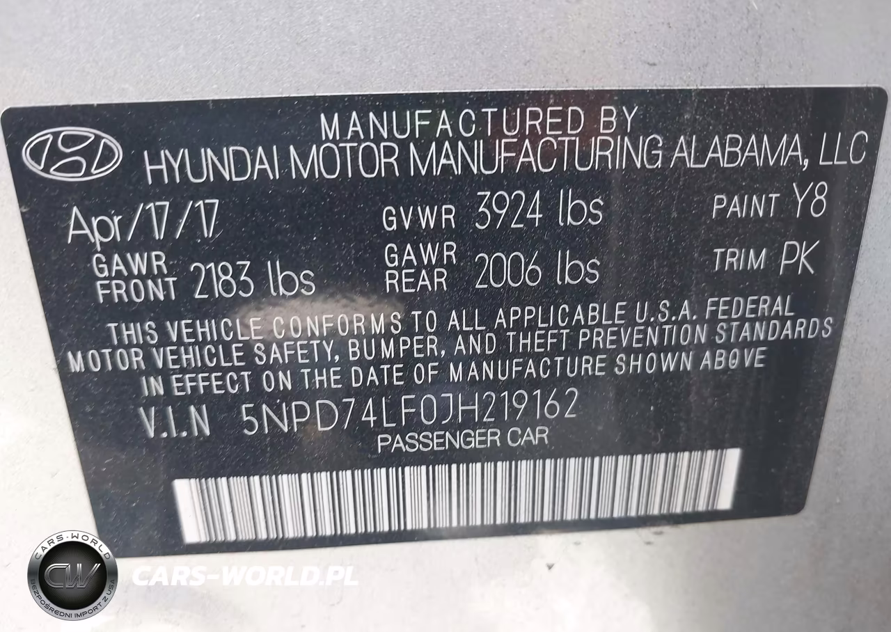 2018 Hyundai Elantra Se VIN:5NPD74LF0JH219162 - 9