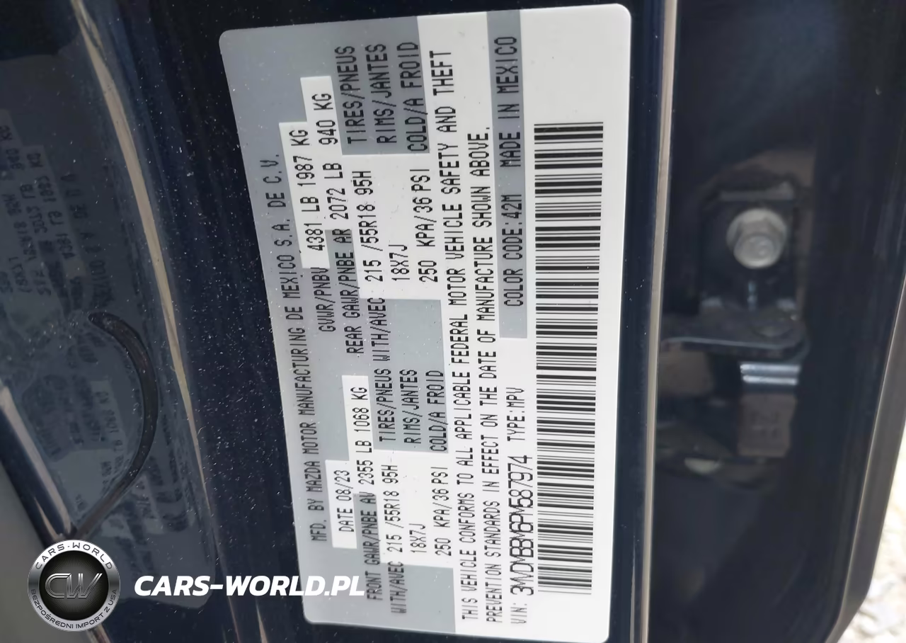 2023 Mazda Cx-30 2.5 S Select VIN:3MVDMBBM6PM587974 - 9