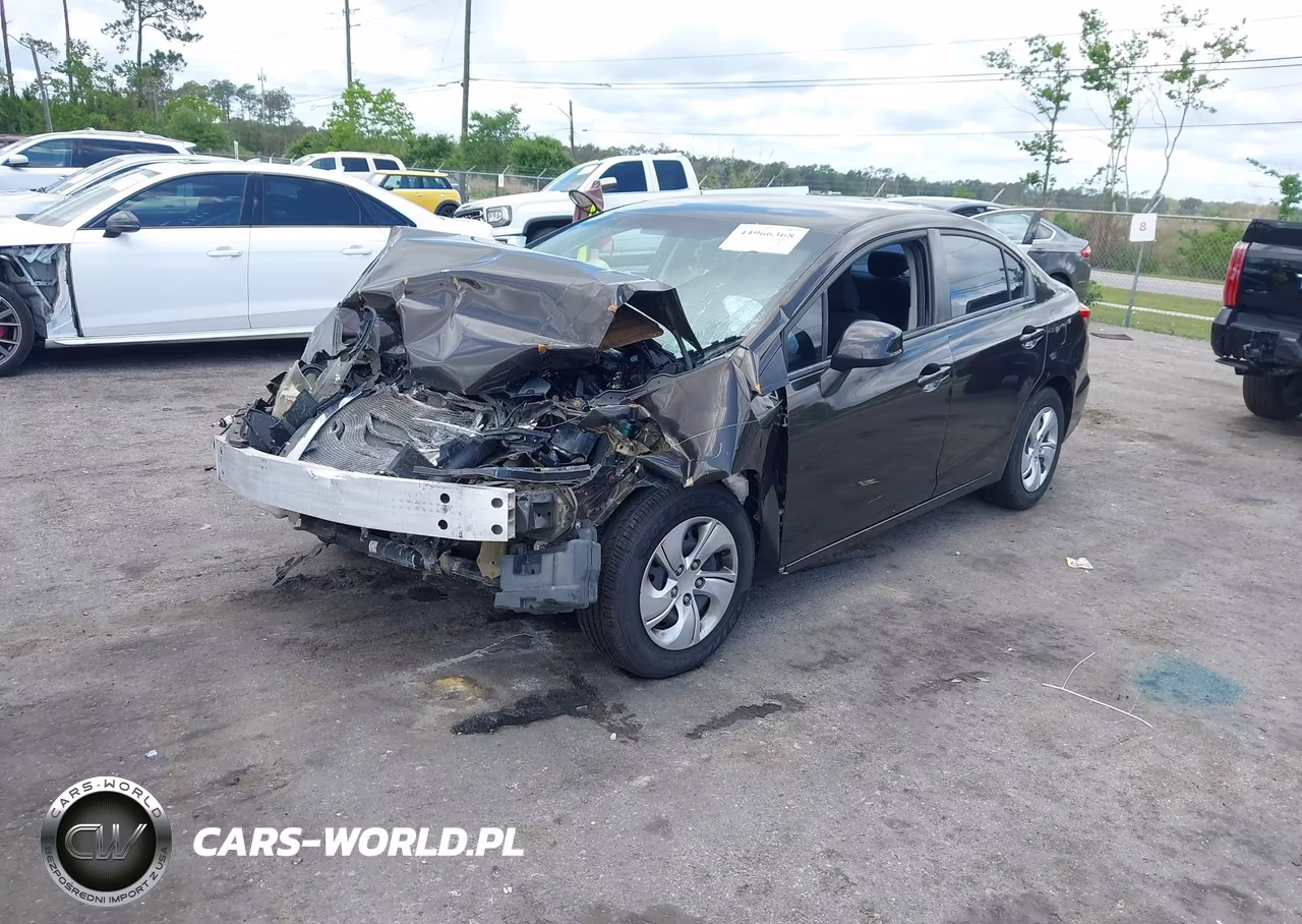 2013 Honda Civic Lx VIN:2HGFB2F57DH589098 - 2