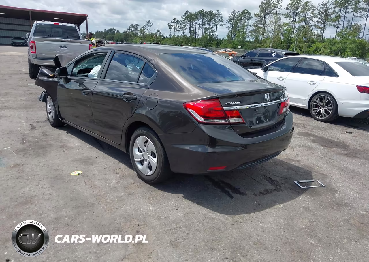 2013 Honda Civic Lx VIN:2HGFB2F57DH589098 - 3