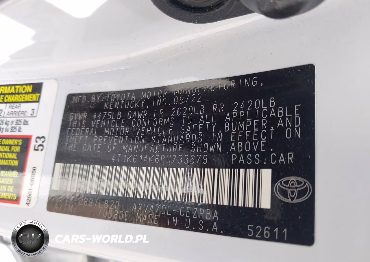 2023 Toyota Camry Xse VIN:4T1K61AK6PU733679 - 9