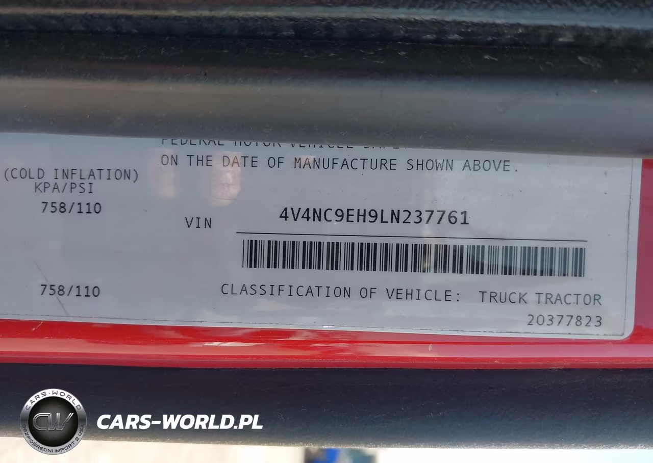 2020 Volvo Vnl VIN:4V4NC9EH9LN237761 - 8