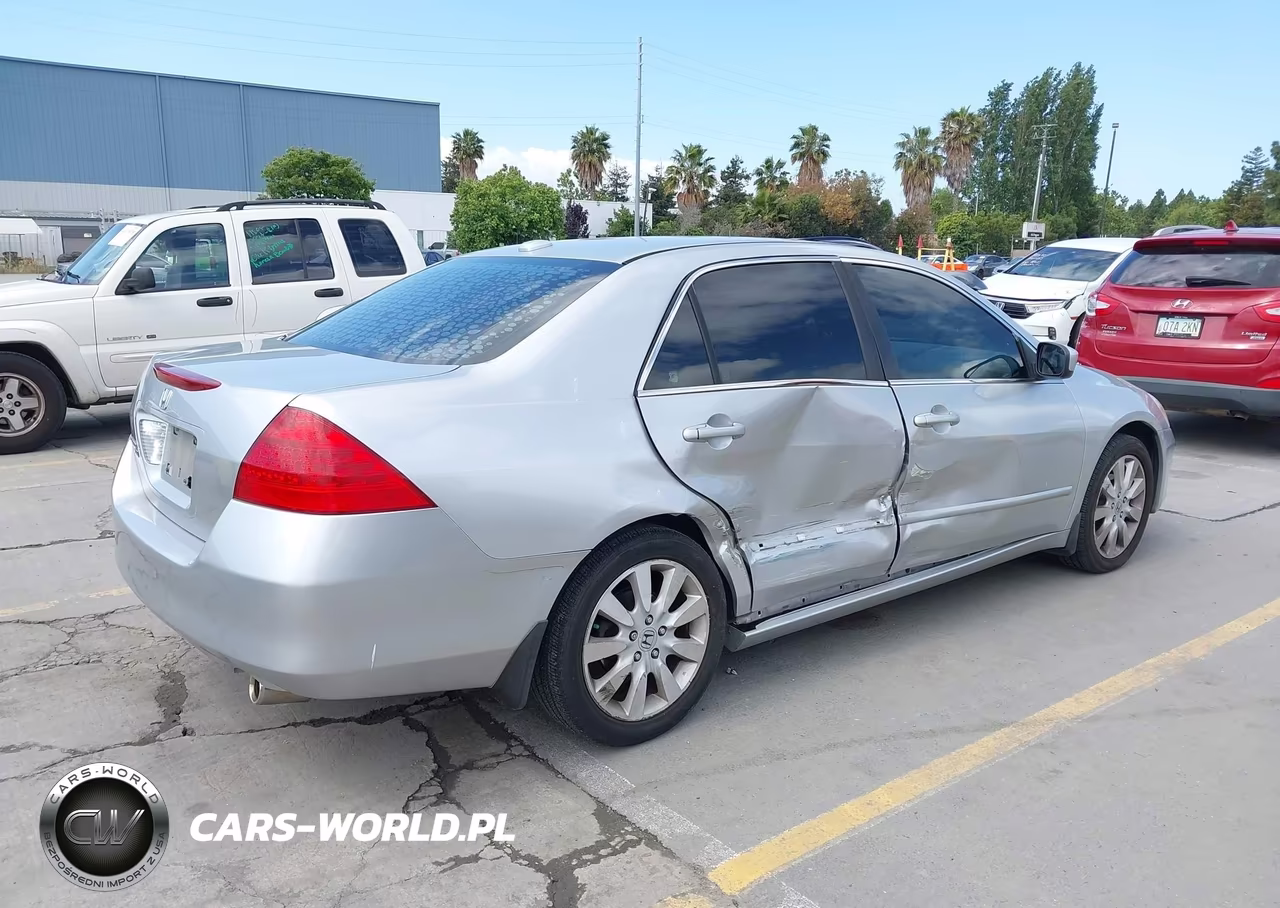 2007 Honda Accord 3.0 Ex VIN:1HGCM66507A074080 - 4