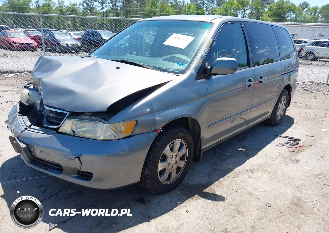 2002 Honda Odyssey Ex VIN:5FNRL18632B004383 - 2