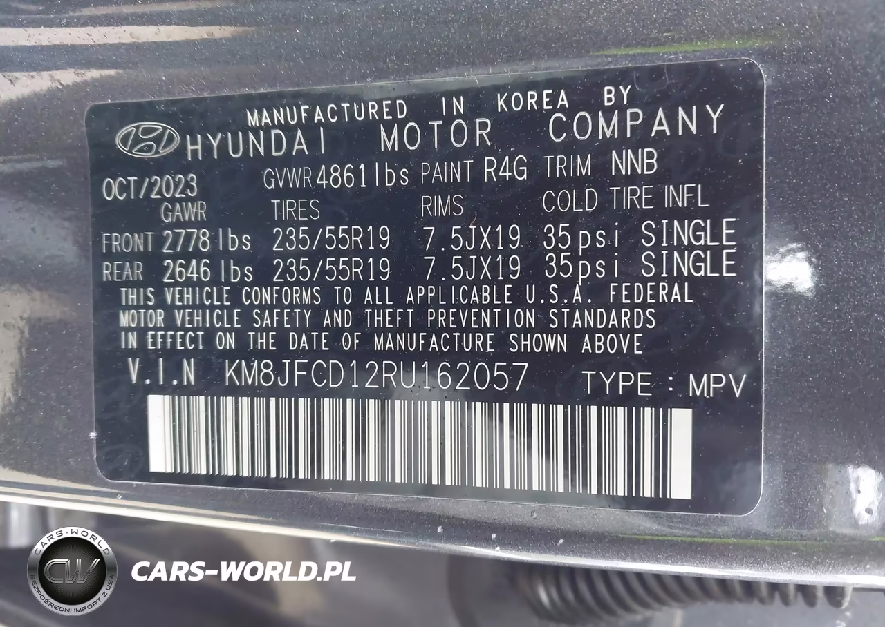 2024 Hyundai Tucson Hybrid N Line VIN:KM8JFCD12RU162057 - 9