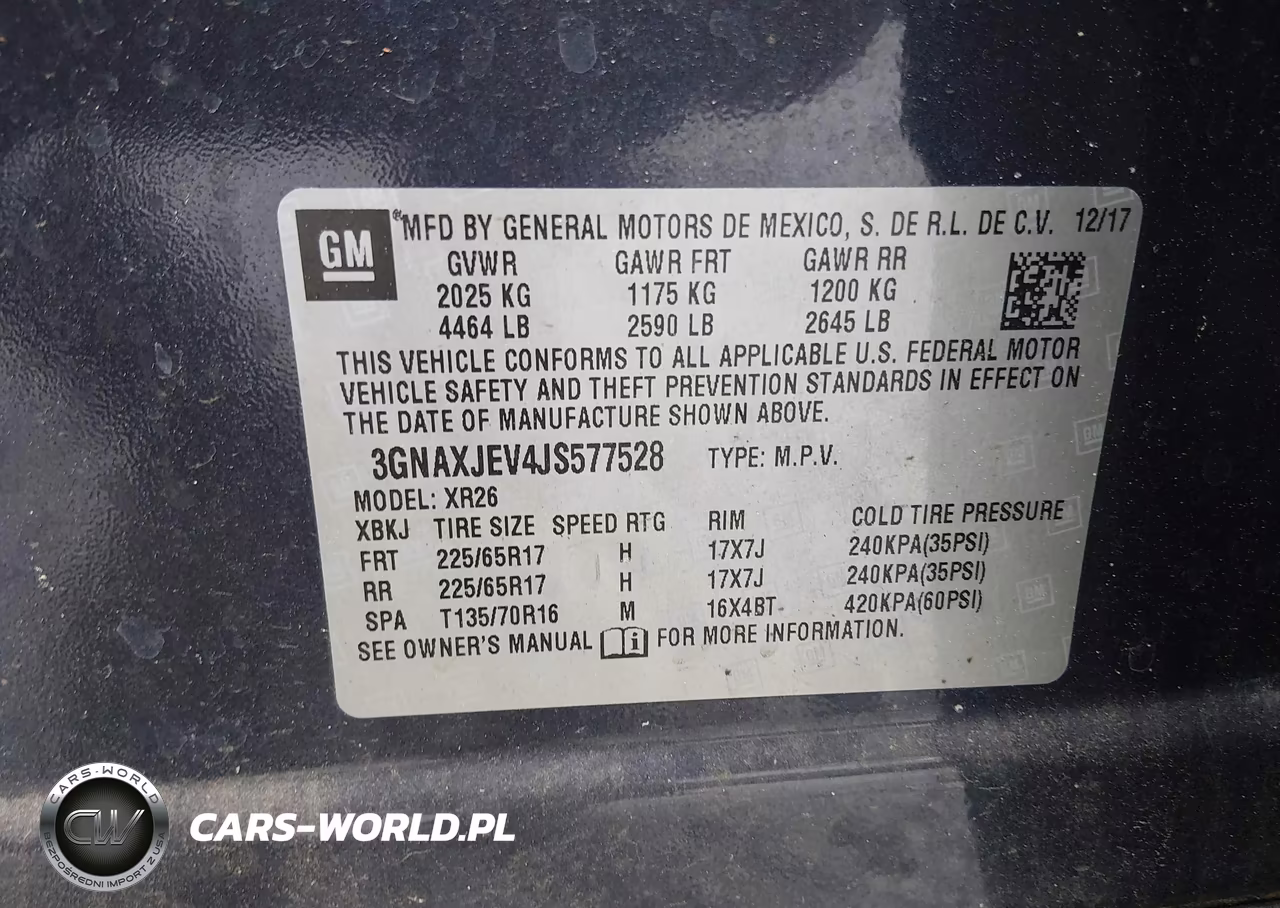 2018 Chevrolet Equinox Lt VIN:3GNAXJEV4JS577528 - 9