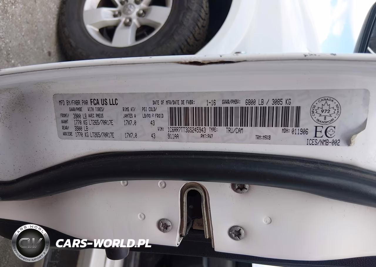 2016 Ram 1500 Slt VIN:1C6RR7TT3GS245943 - 9