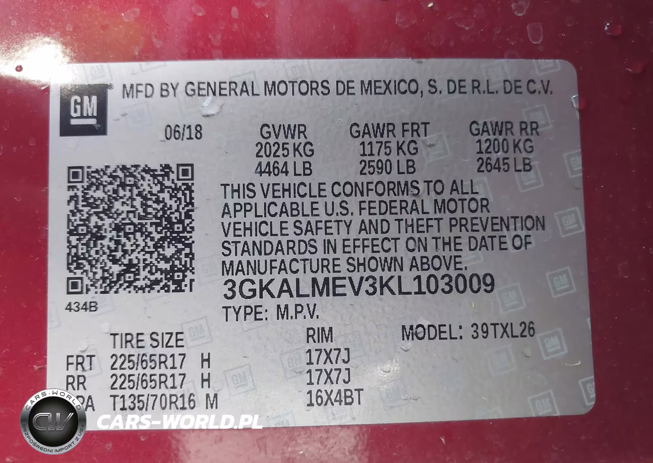 2019 GMC Terrain Sle VIN:3GKALMEV3KL103009 - 9