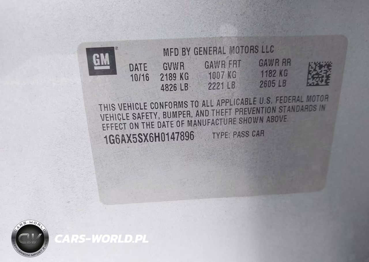 2017 Cadillac Cts Luxury VIN:1G6AX5SX6H0147896 - 9