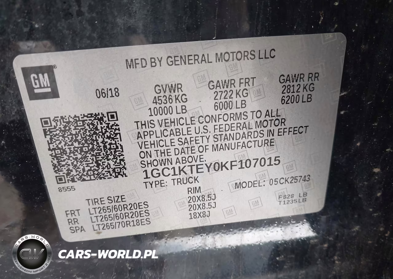 2019 Chevrolet Silverado 2500Hd Ltz VIN:1GC1KTEY0KF107015 - 9