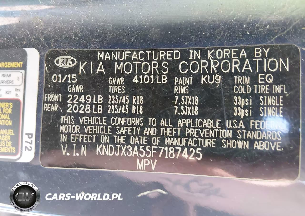 2015 Kia Soul ! VIN:KNDJX3A55F7187425 - 9