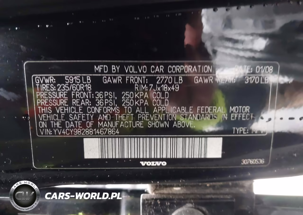 2008 Volvo Xc90 3.2 VIN:YV4CY982881467864 - 9