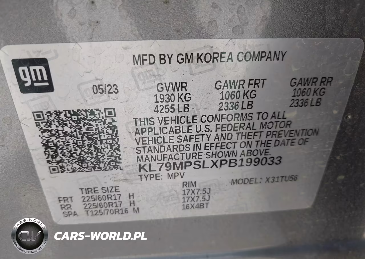 2023 Chevrolet Trailblazer Fwd Lt VIN:KL79MPSLXPB199033 - 9