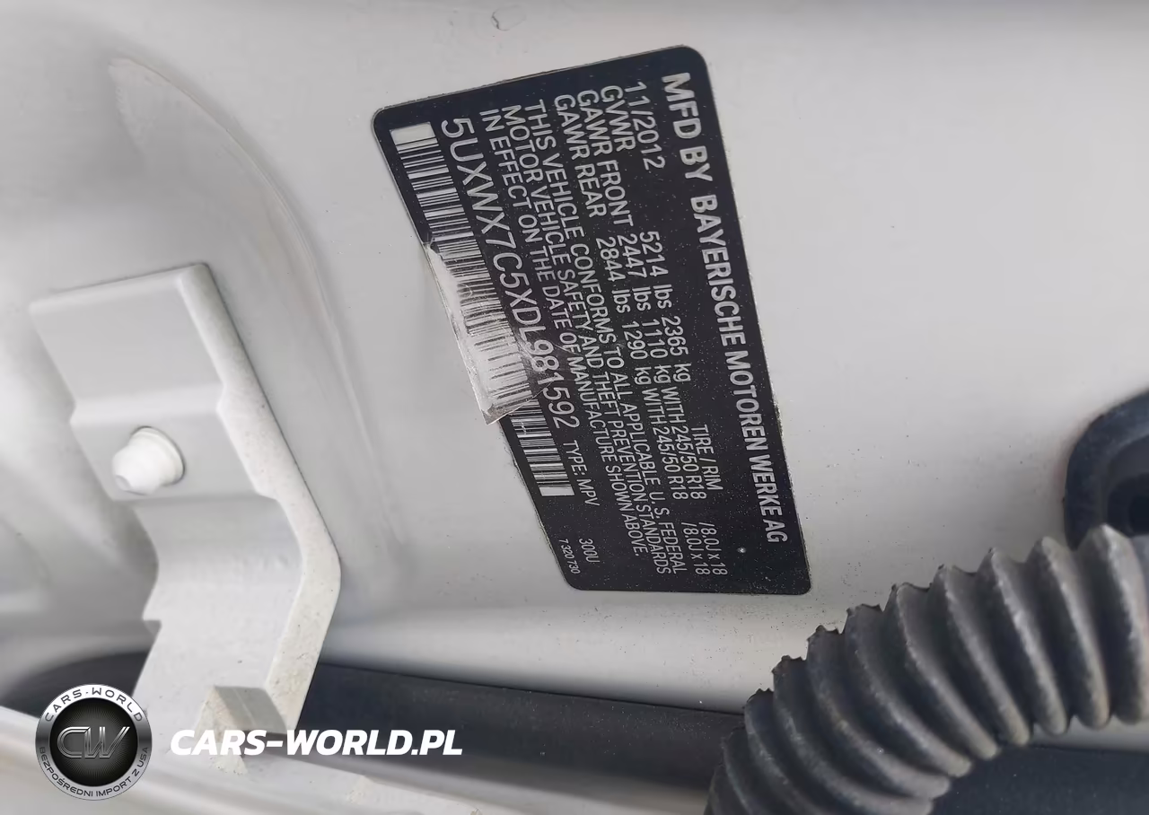 2013 BMW X3 xDrive35I VIN:5UXWX7C5XDL981592 - 9