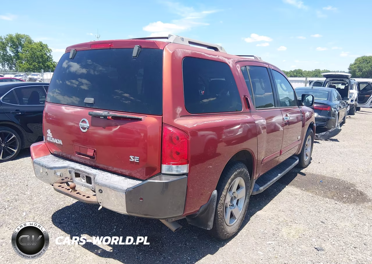 2006 Nissan Armada Se VIN:5N1AA08A76N724600 - 4