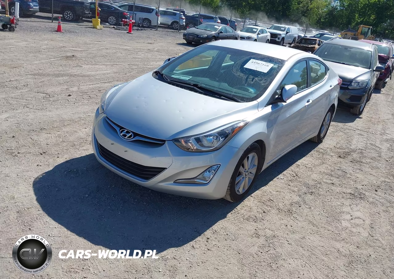 2015 Hyundai Elantra Se VIN:5NPDH4AEXFH593860 - 2