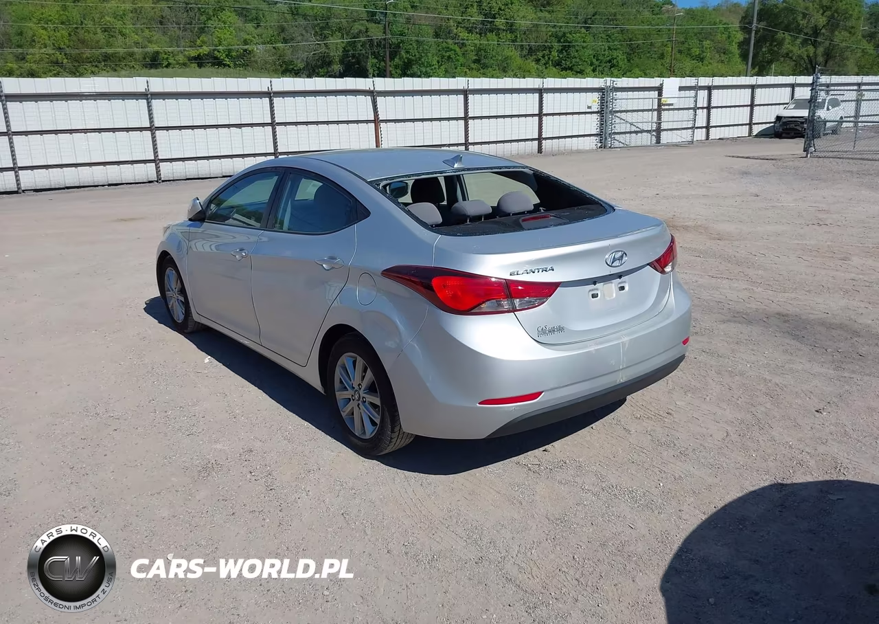 2015 Hyundai Elantra Se VIN:5NPDH4AEXFH593860 - 3
