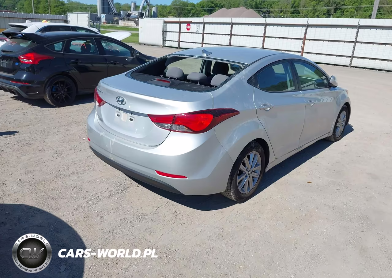2015 Hyundai Elantra Se VIN:5NPDH4AEXFH593860 - 4