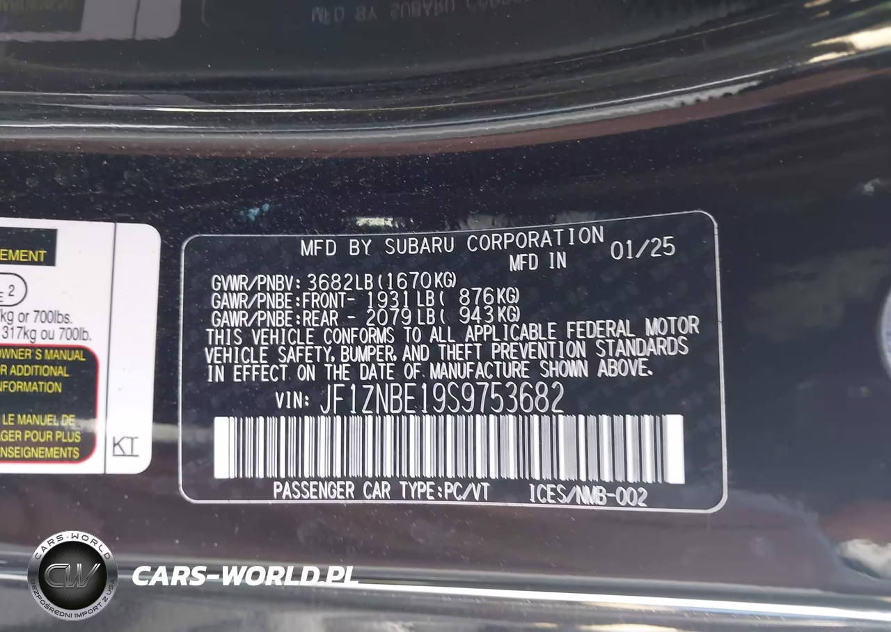 2025 Toyota Gr86 Premium VIN:JF1ZNBE19S9753682 - 9