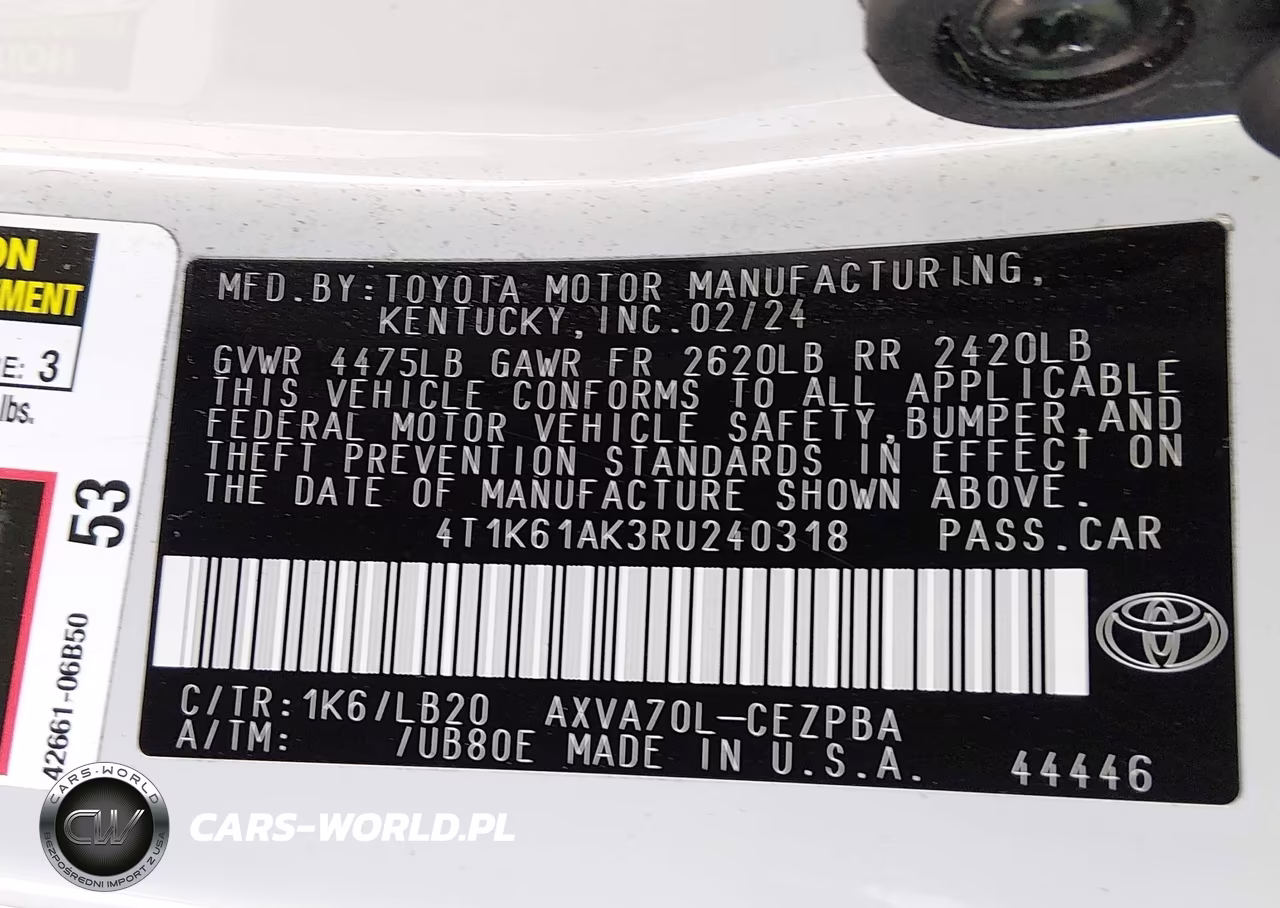 2024 Toyota Camry Xse VIN:4T1K61AK3RU240318 - 9