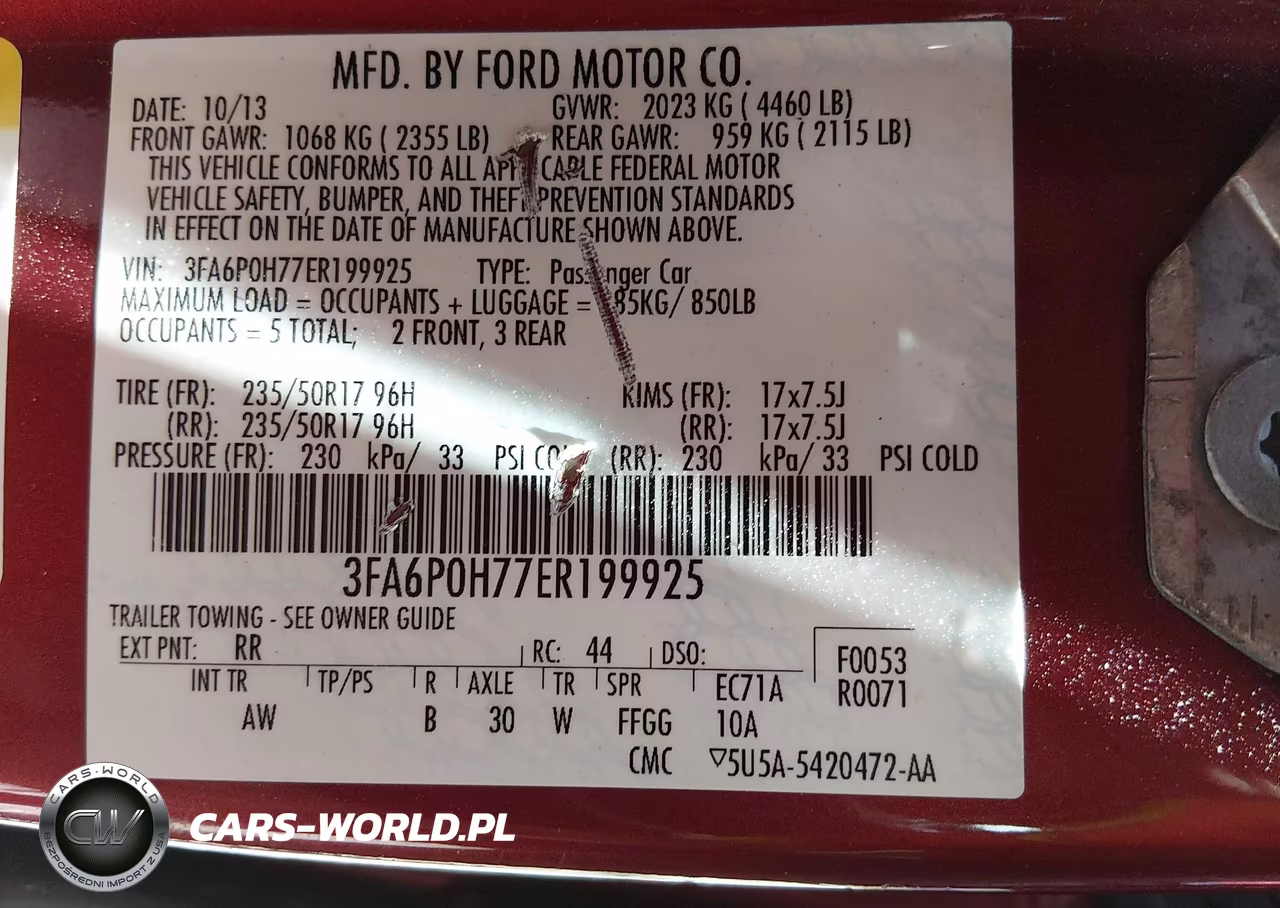 2014 Ford Fusion Se VIN:3FA6P0H77ER199925 - 9