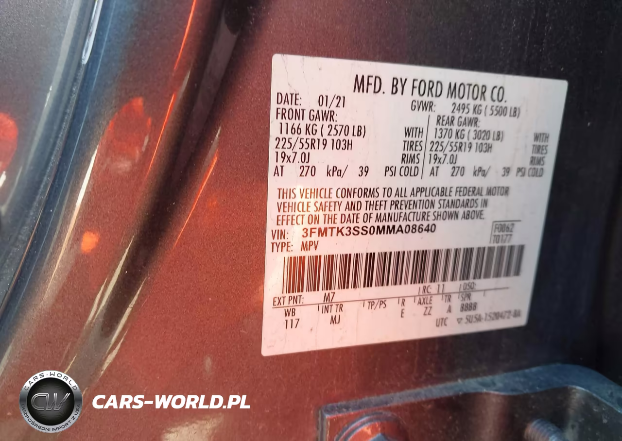 2021 Ford Mustang Mach-E Premium VIN:3FMTK3SS0MMA08640 - 9