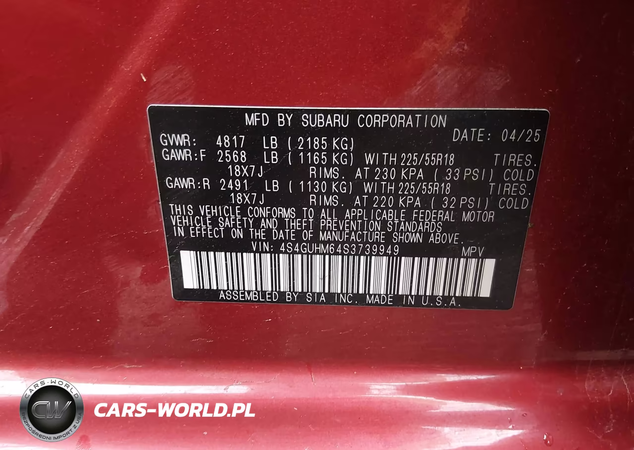 2025 Subaru Crosstrek Limited VIN:4S4GUHM64S3739949 - 9