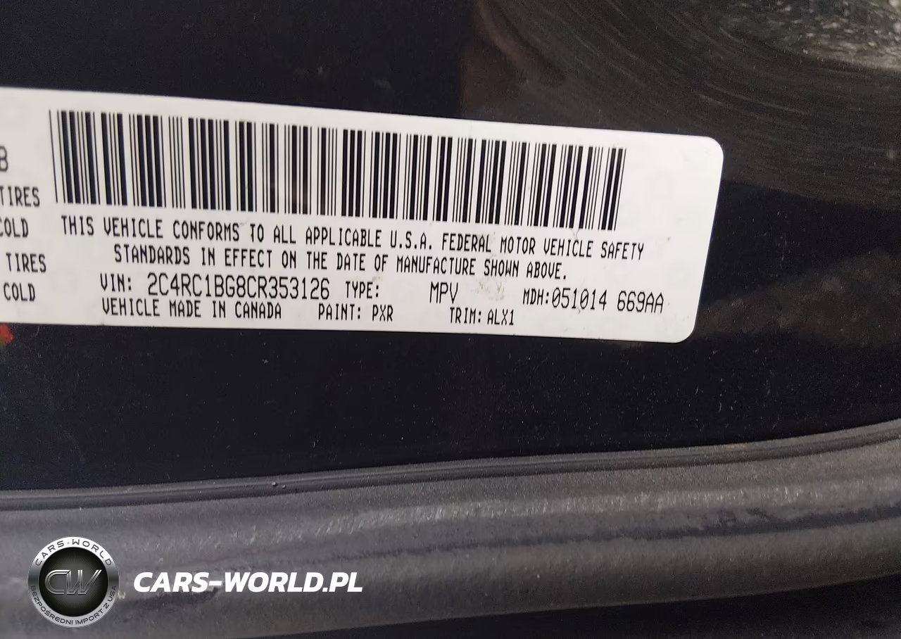 2012 Chrysler Town & Country Touring VIN:2C4RC1BG8CR353126 - 9