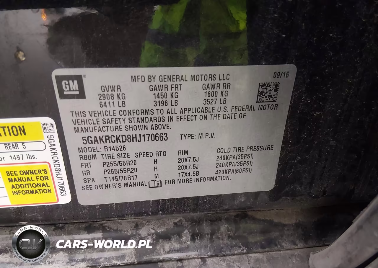 2017 Buick Enclave Premium VIN:5GAKRCKD8HJ170663 - 9