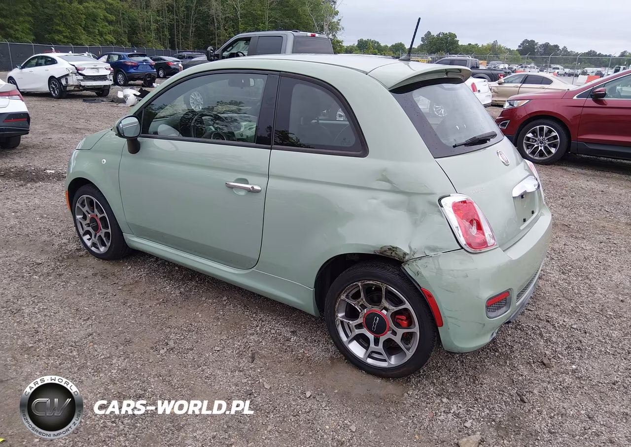 2015 Fiat 500 Sport VIN:3C3CFFBR8FT508291 - 3