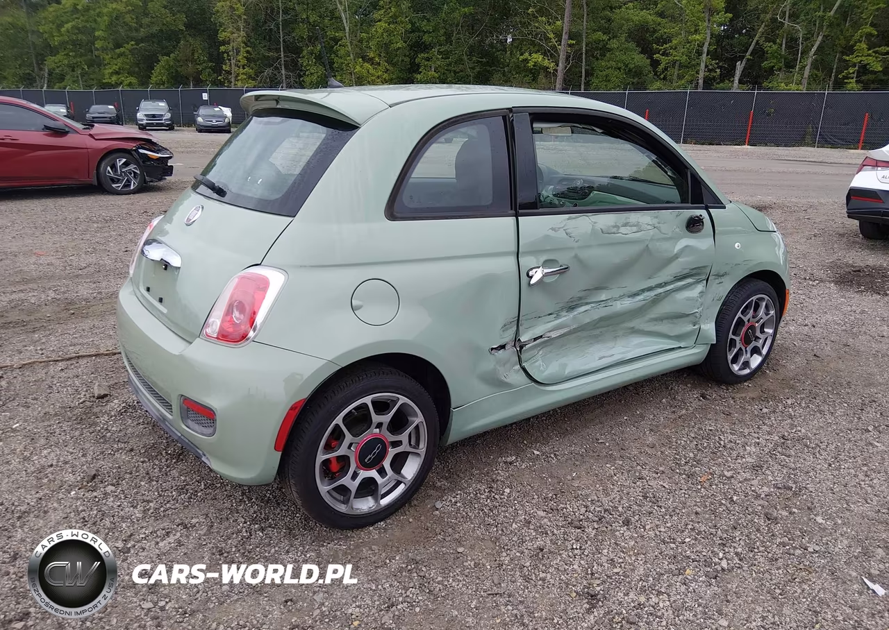 2015 Fiat 500 Sport VIN:3C3CFFBR8FT508291 - 4