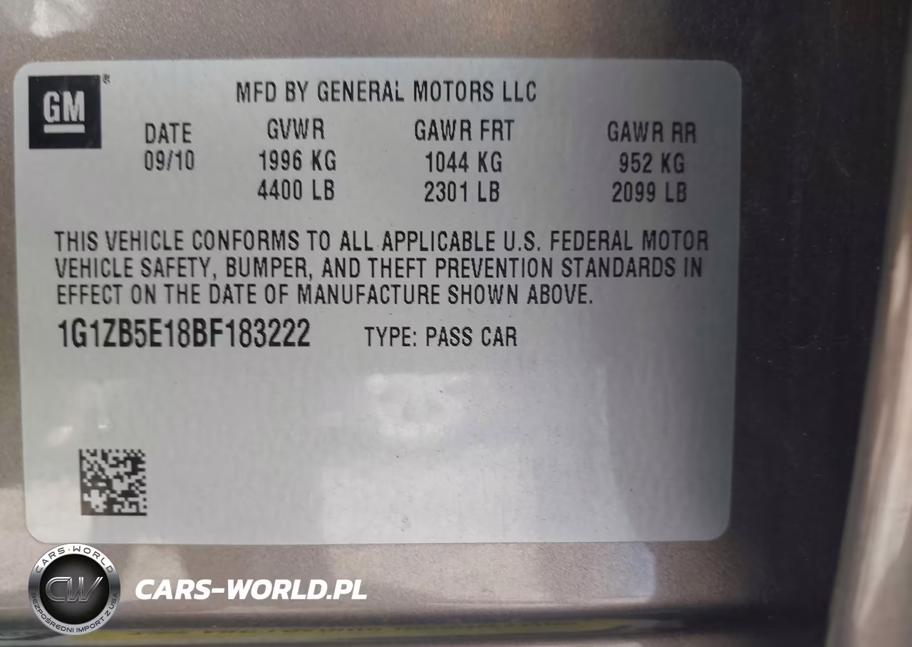 2011 Chevrolet Malibu Ls VIN:1G1ZB5E18BF183222 - 9