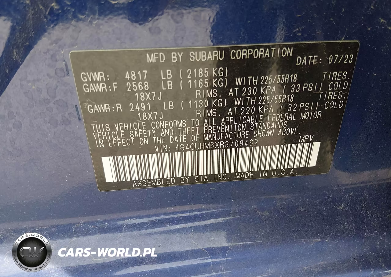 2024 Subaru Crosstrek Limited VIN:4S4GUHM6XR3709462 - 9