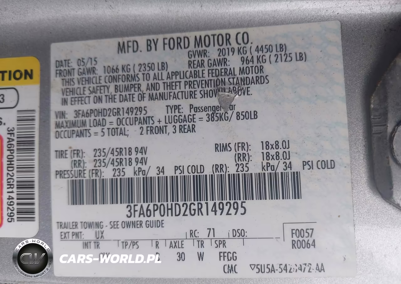 2016 Ford Fusion Se VIN:3FA6P0HD2GR149295 - 9