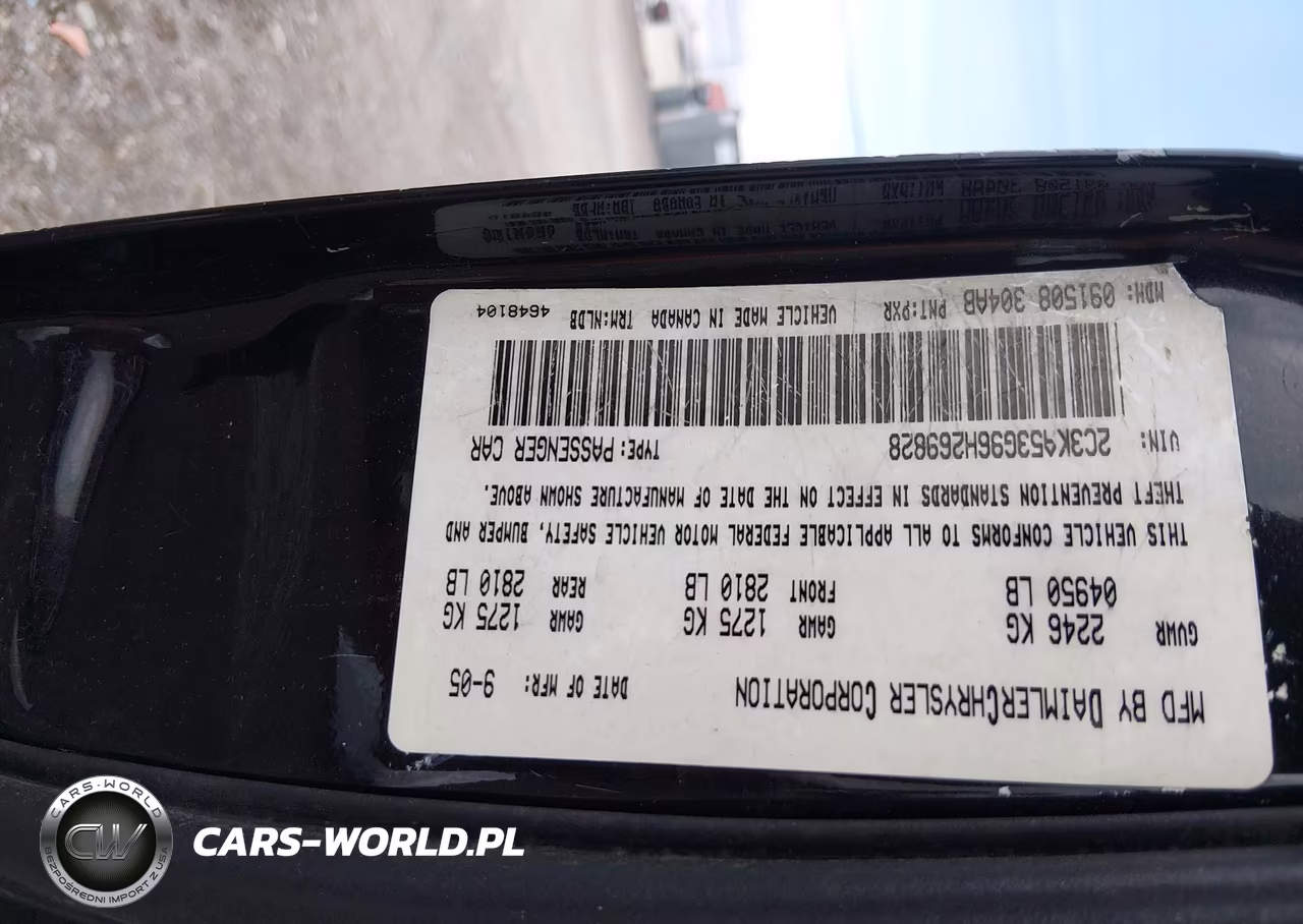 2006 Chrysler 300 Touring VIN:2C3KA53G96H269828 - 9