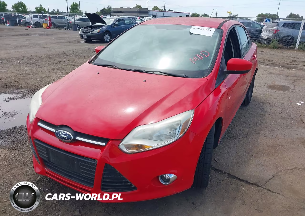 2012 Ford Focus Se VIN:1FAHP3F28CL276525 - 2