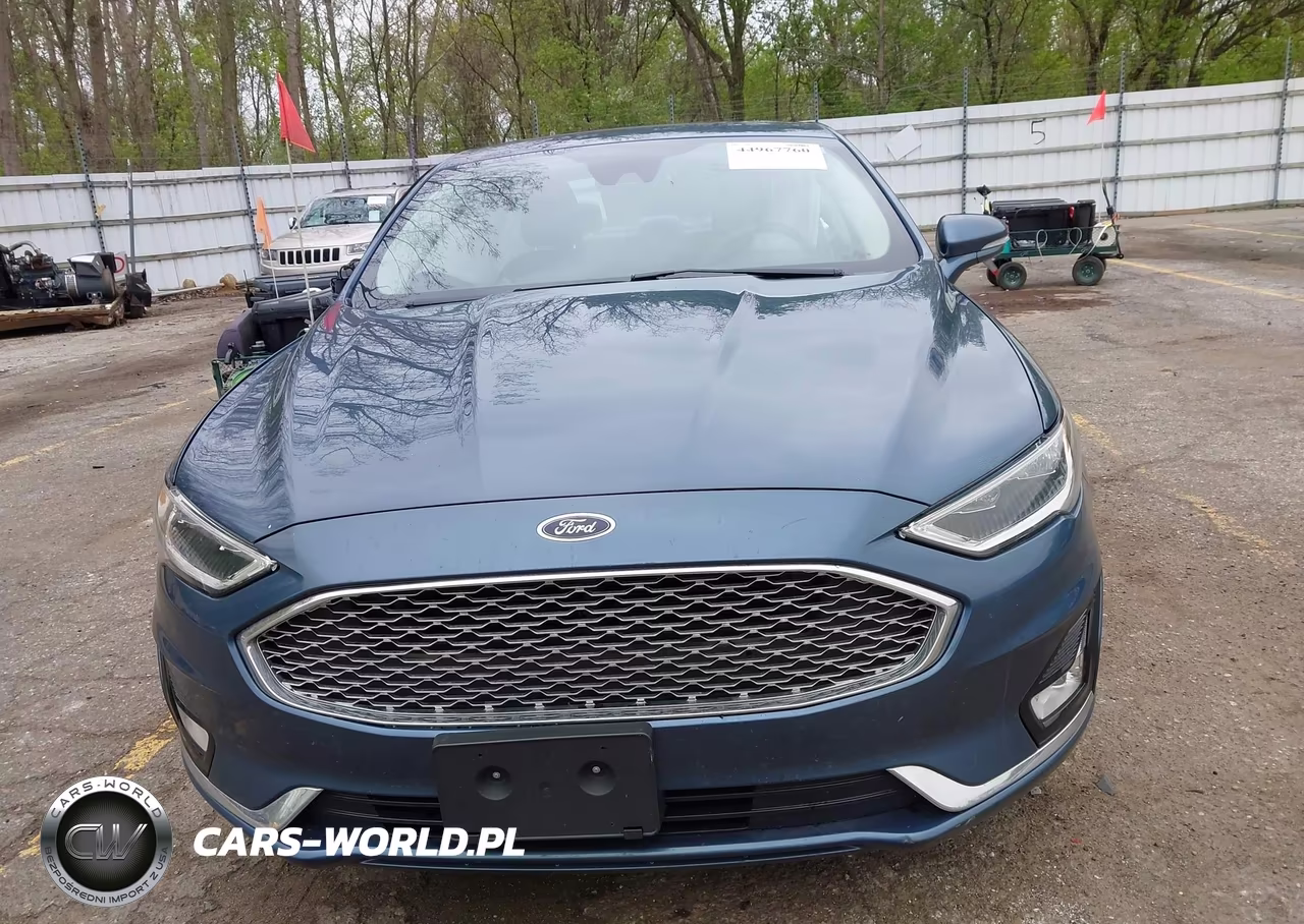2019 Ford Fusion Hybrid Titanium VIN:3FA6P0RU5KR273178 - 12