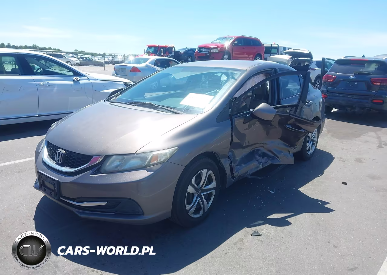 2013 Honda Civic Lx VIN:19XFB2F54DE248512 - 2