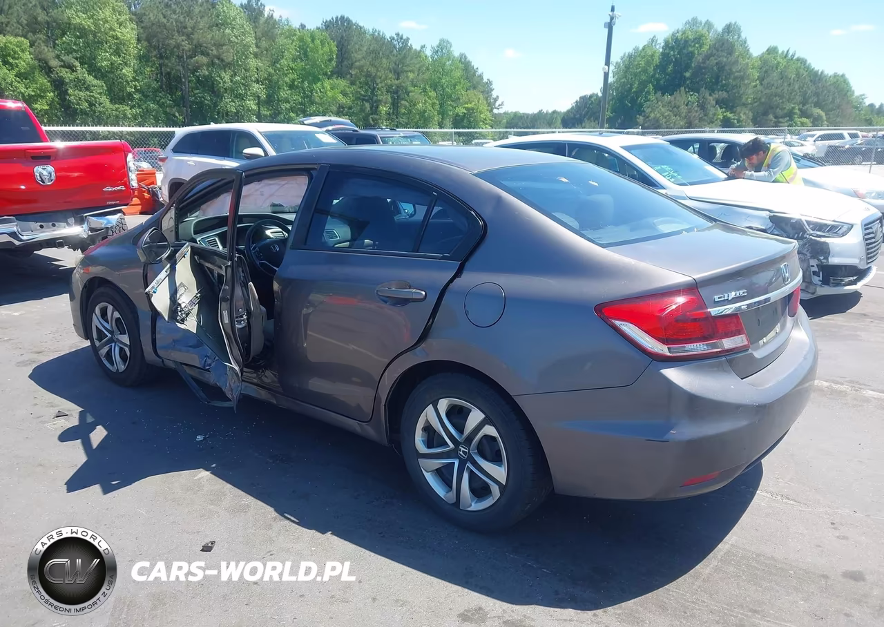 2013 Honda Civic Lx VIN:19XFB2F54DE248512 - 3