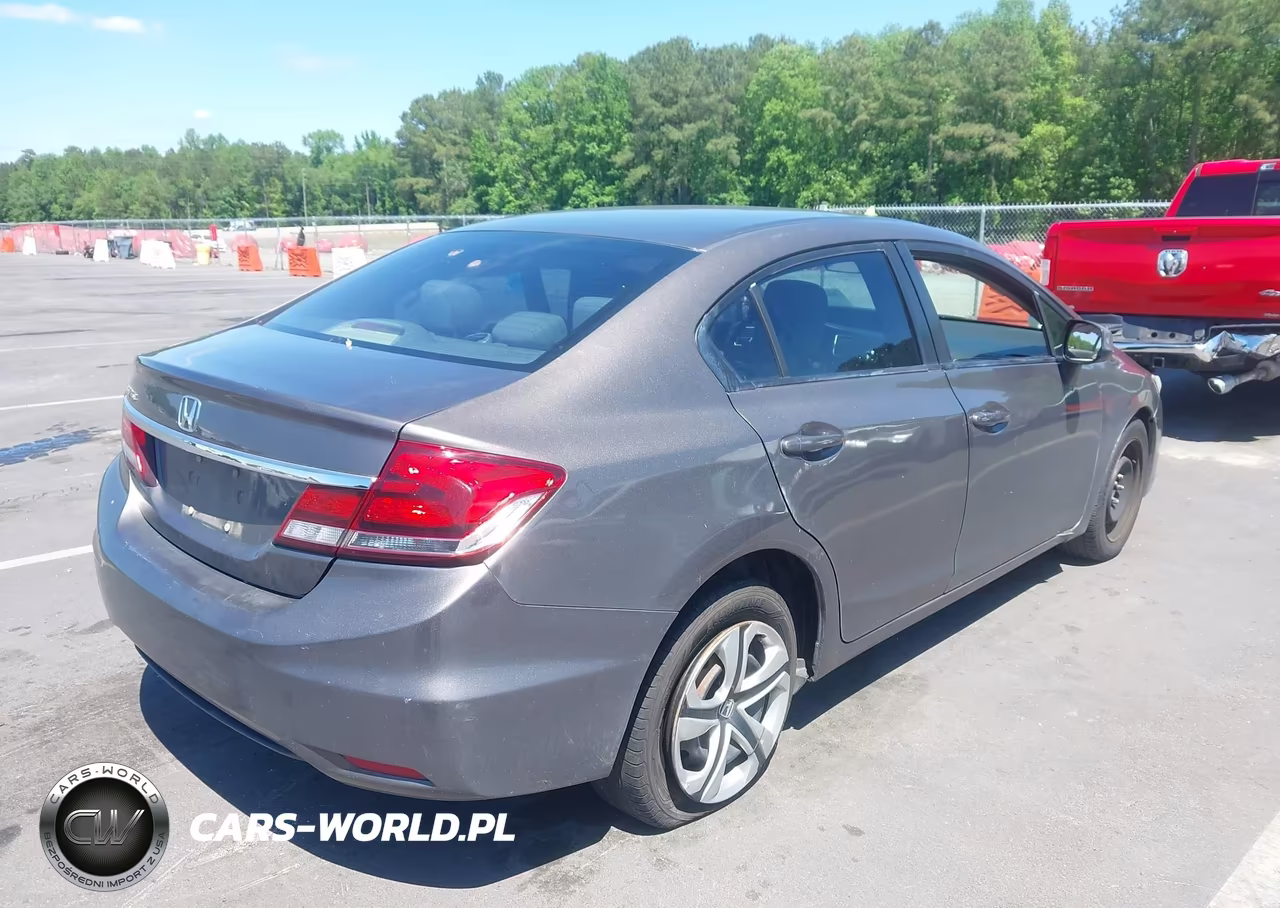 2013 Honda Civic Lx VIN:19XFB2F54DE248512 - 4