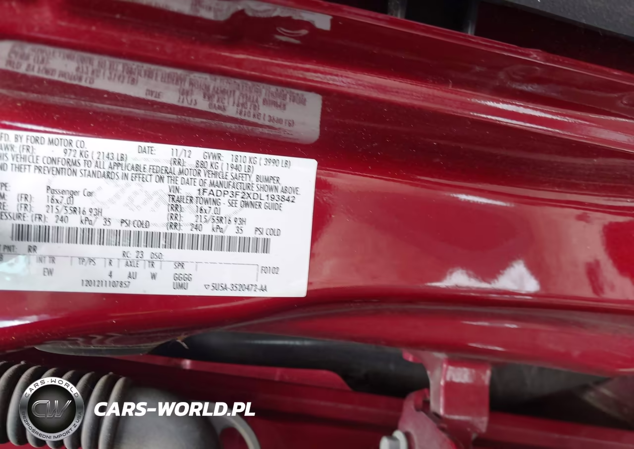2013 Ford Focus Se VIN:1FADP3F2XDL193842 - 9