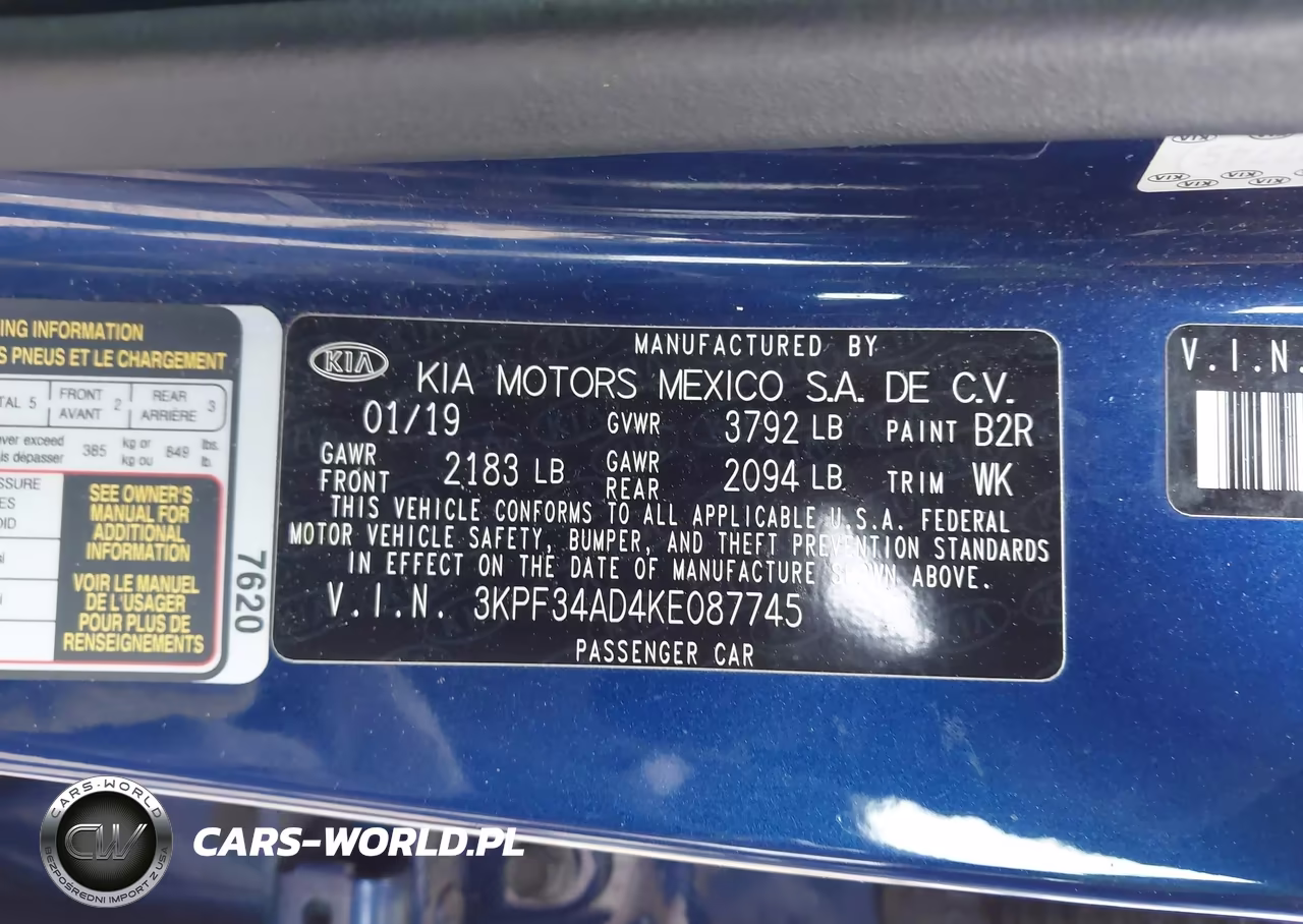 2019 Kia Forte S VIN:3KPF34AD4KE087745 - 9