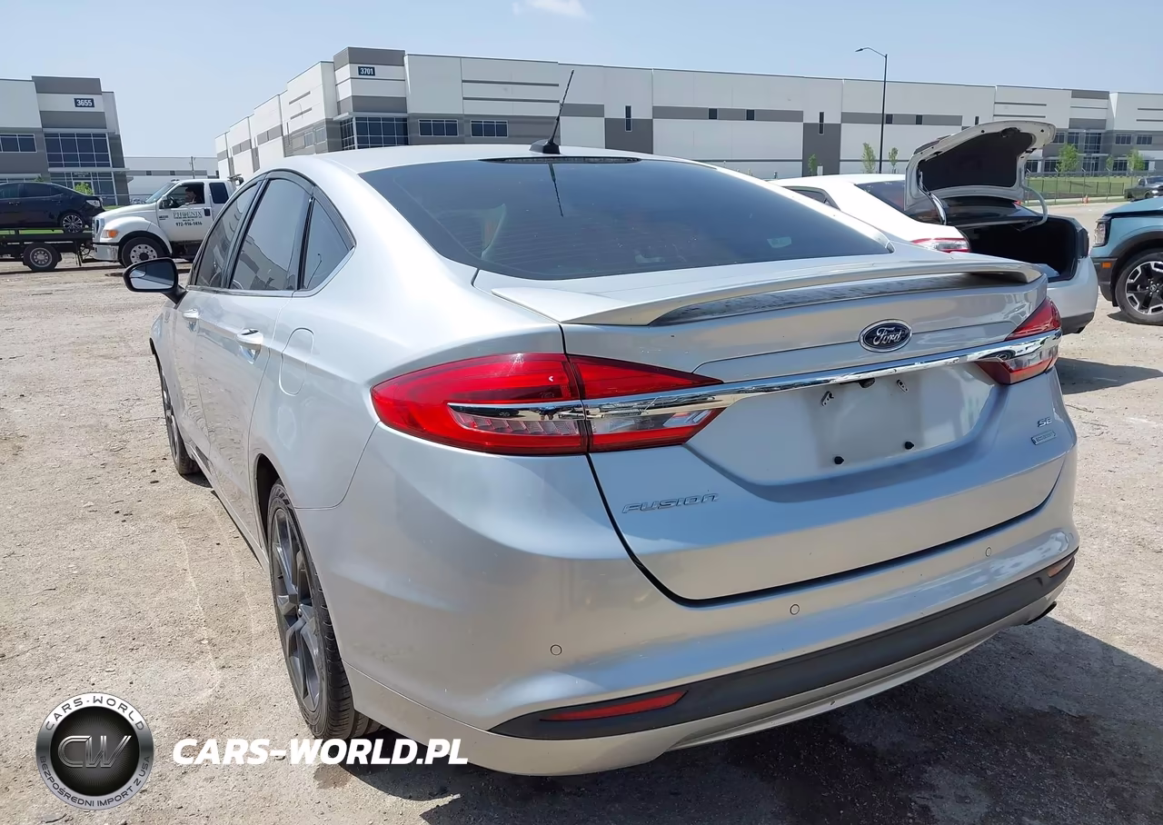 2018 Ford Fusion Se VIN:3FA6P0HD8JR185984 - 3