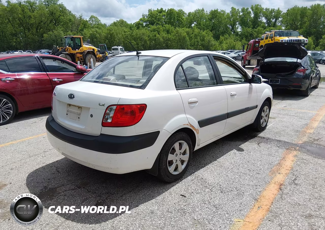 2008 Kia Rio Lx VIN:KNADE123886304330 - 4