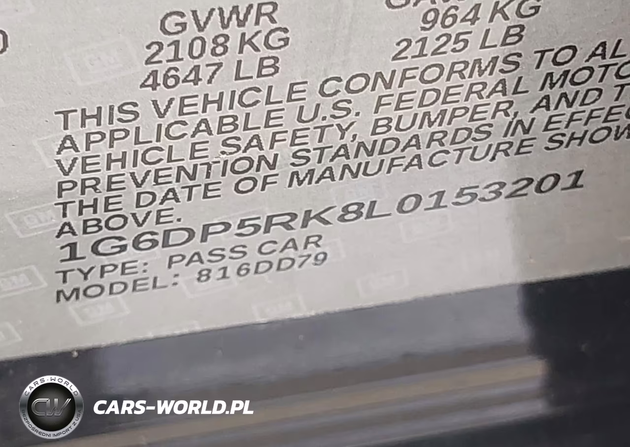 2020 Cadillac Ct5 Sport VIN:1G6DP5RK8L0153201 - 9