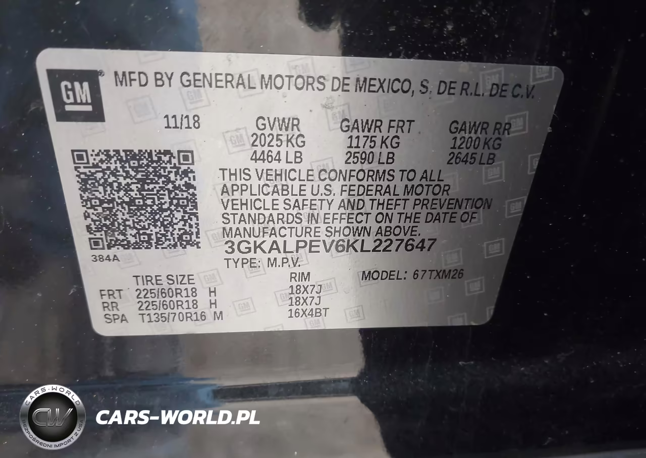 2019 GMC Terrain Slt VIN:3GKALPEV6KL227647 - 9