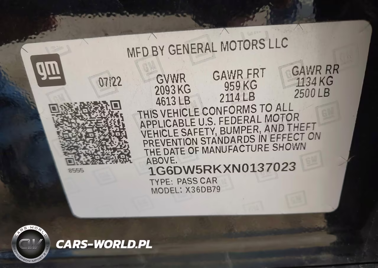 2022 Cadillac Ct5 Luxury VIN:1G6DW5RKXN0137023 - 9