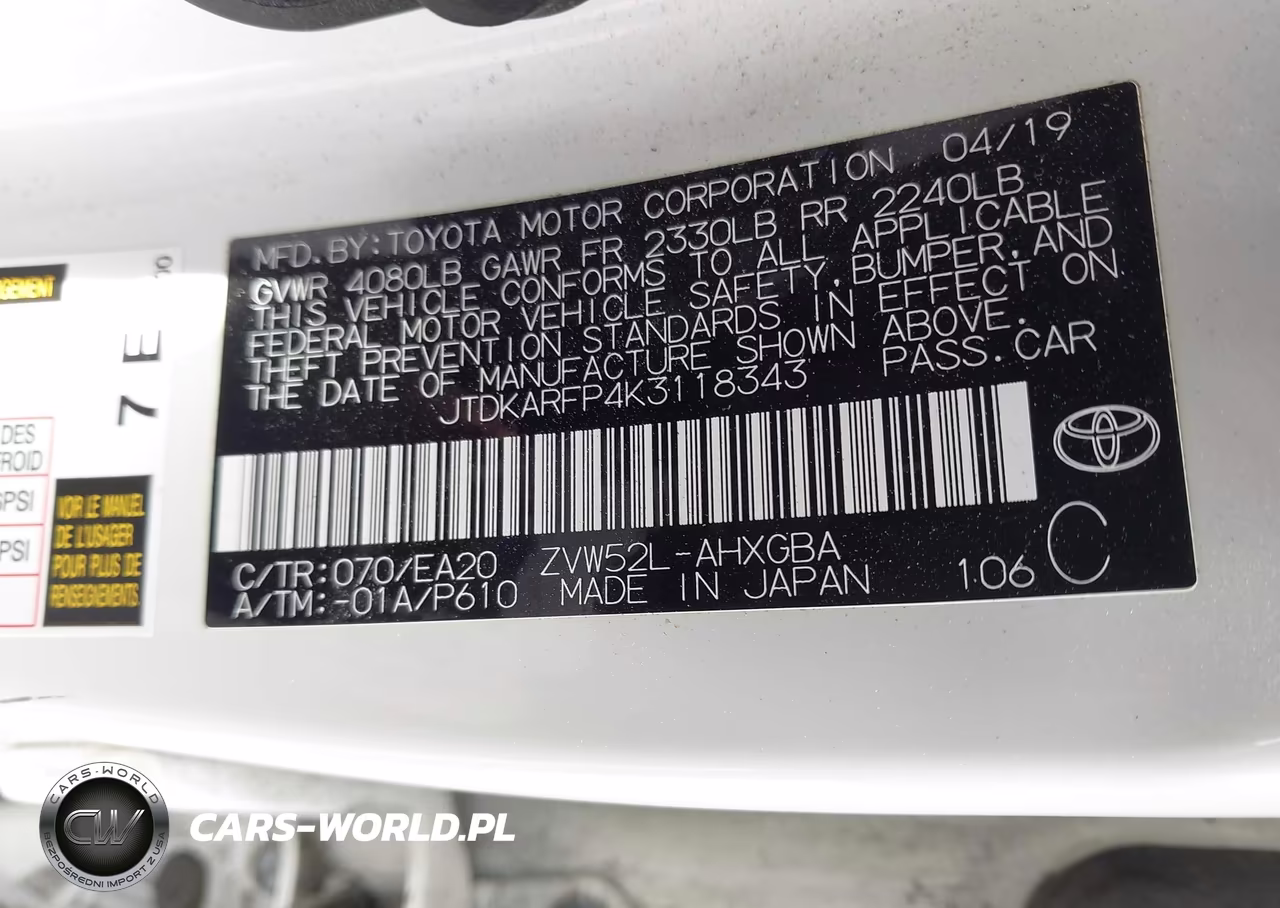 2019 Toyota Prius Prime Advanced VIN:JTDKARFP4K3118343 - 9
