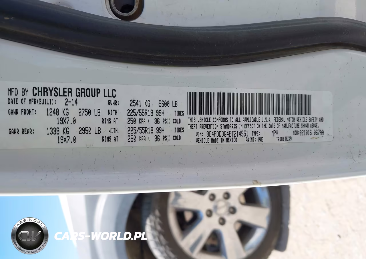 2014 Dodge Journey Limited VIN:3C4PDDDG4ET214551 - 9