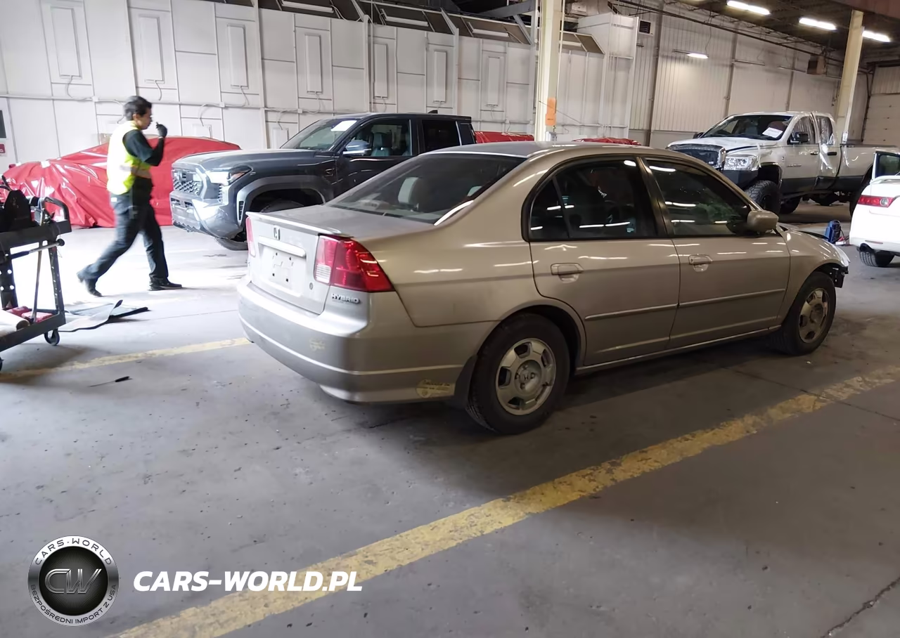 2005 Honda Civic Hybrid VIN:JHMES96605S021568 - 4